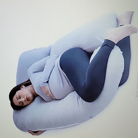Pharmedoc Bedding Pharmedoc Pregnancy Pillow Gray U Shape Full Body
